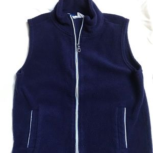 New Legends -zipper vest-navy blue-size 14 boys